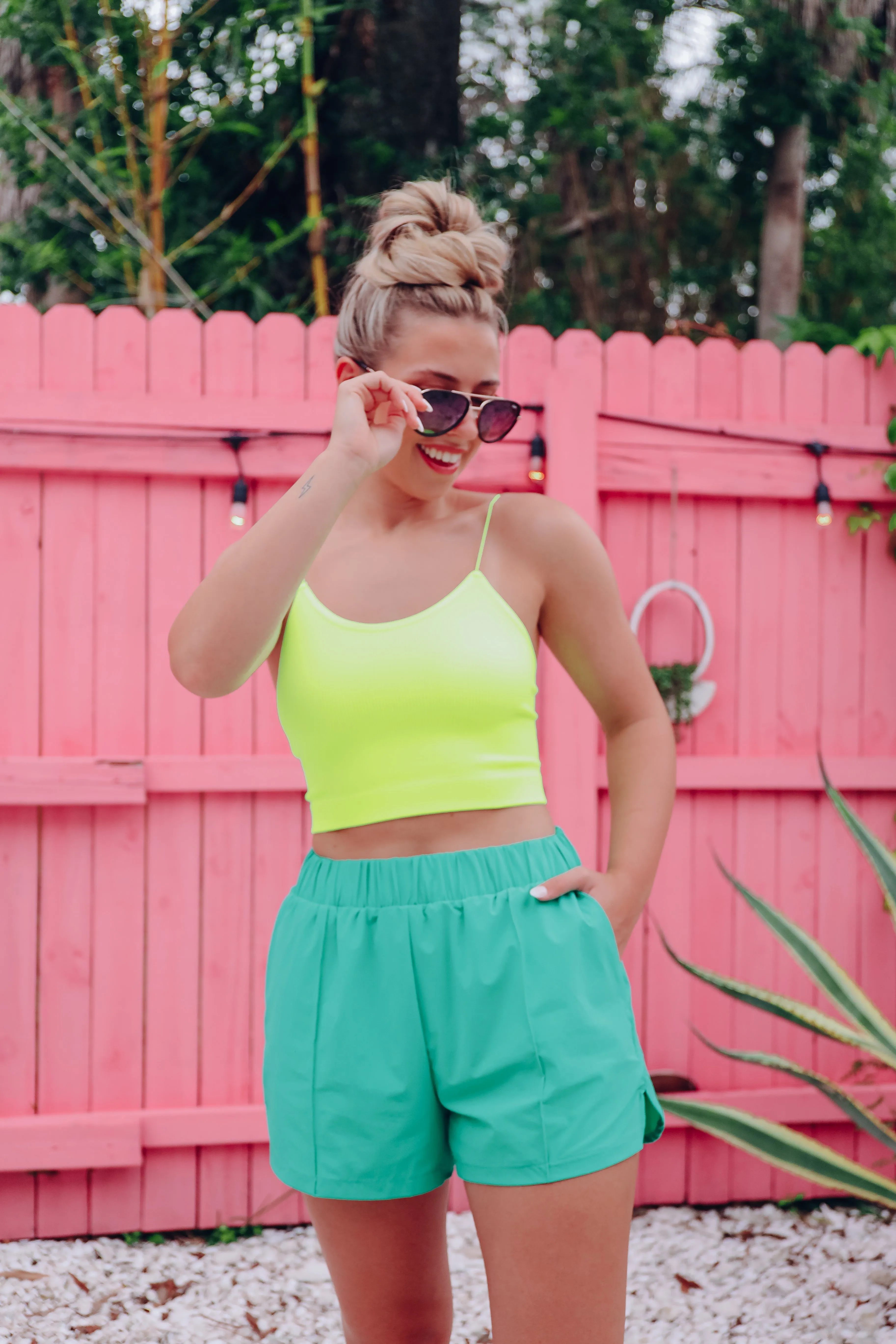 Boot Camp Active Shorts - Green