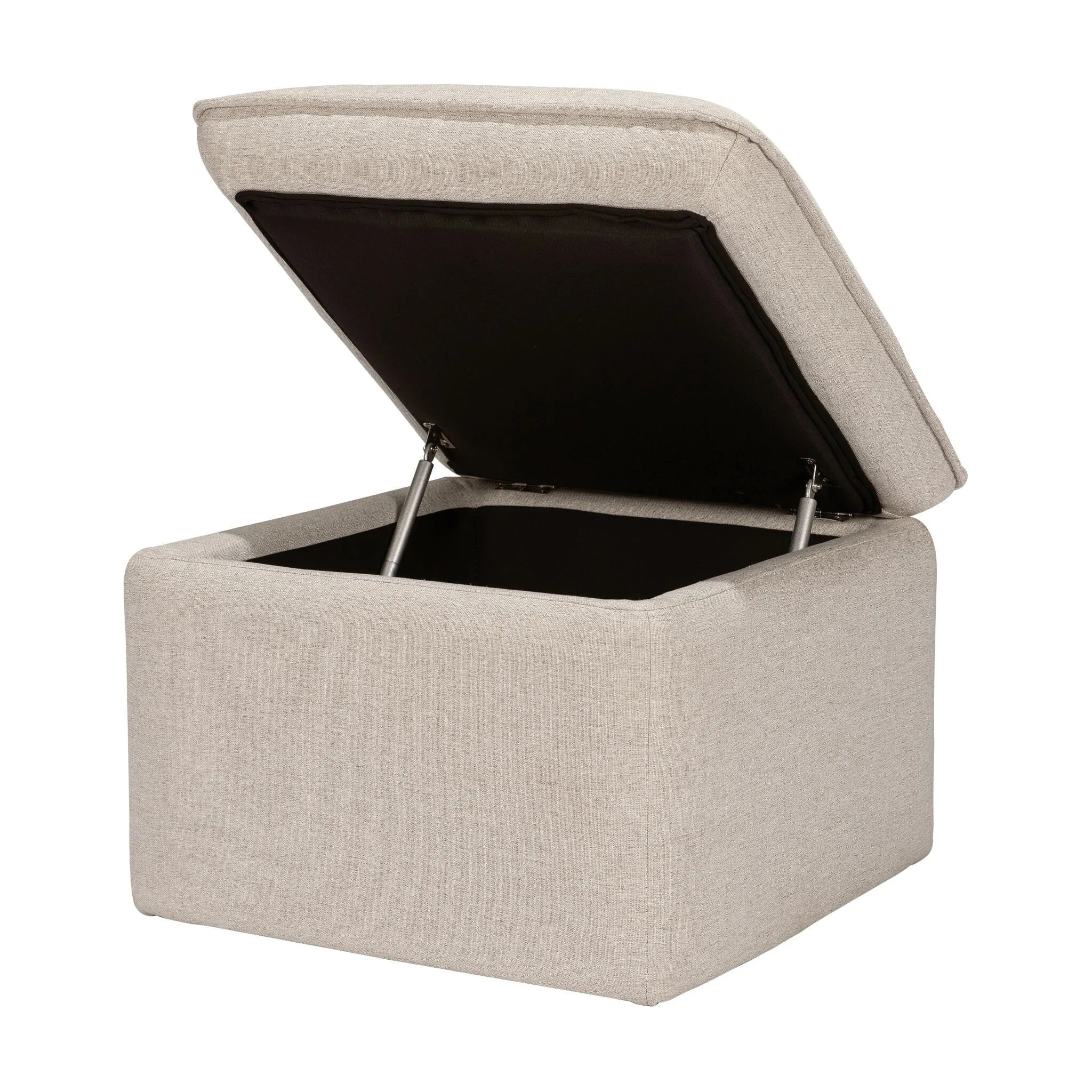 Cali Storage Ottoman | Beach Eco-Performance Fabric with USB