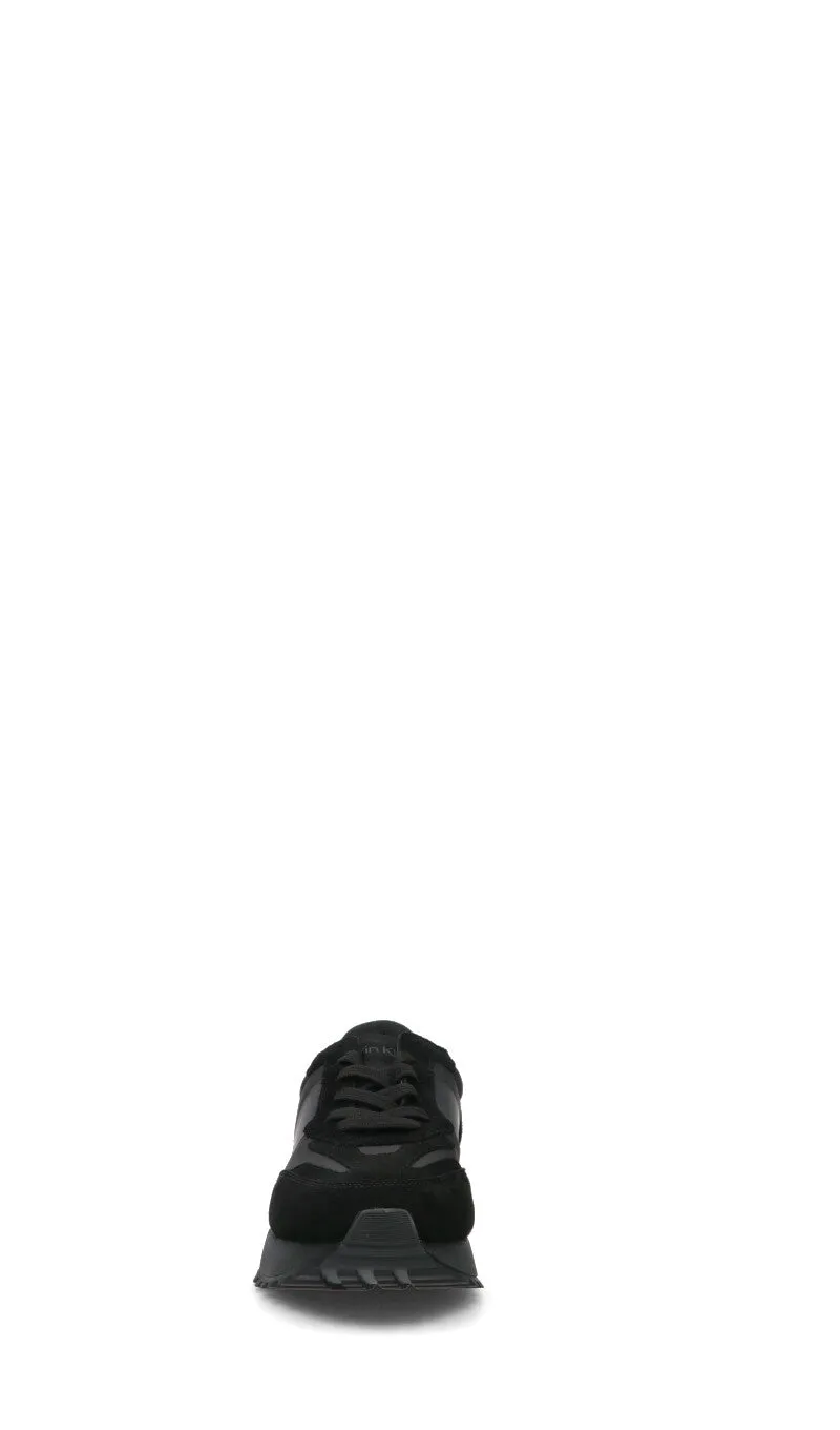 CALVIN KLEIN Sneaker uomo nera in suede
