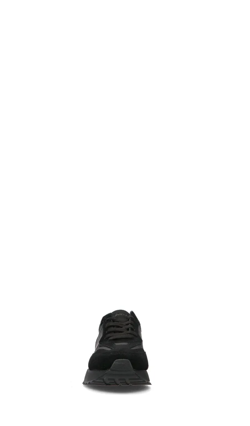 CALVIN KLEIN Sneaker uomo nera in suede