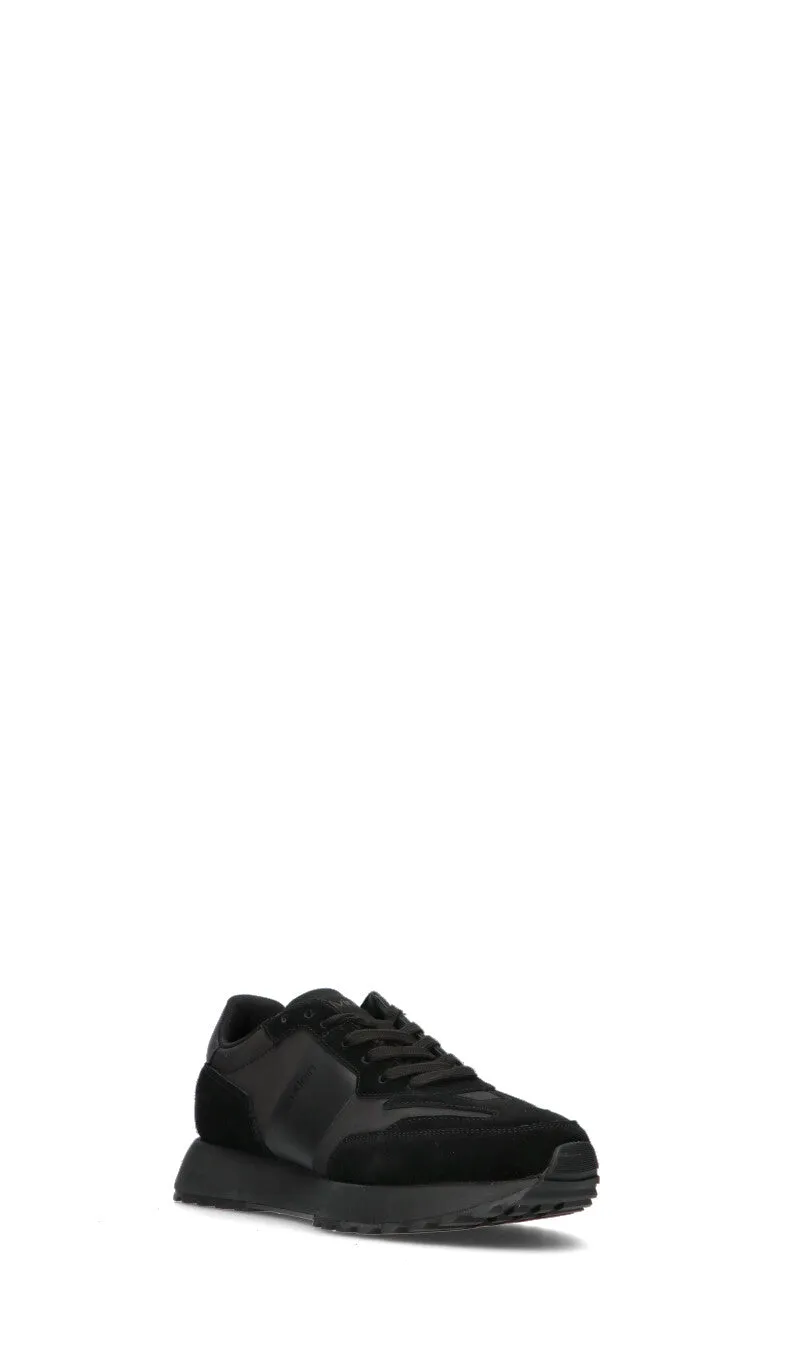 CALVIN KLEIN Sneaker uomo nera in suede