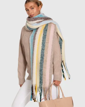 Candy Man Striped Scarf - Multi