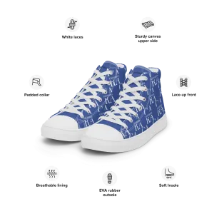 CARAUANA Hip Hop canvas shoes Blue Branded