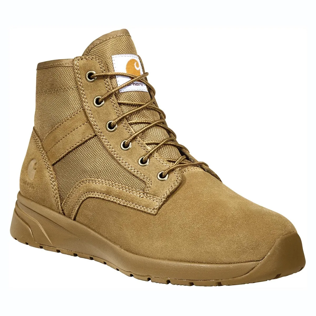 Carhartt Men's Force 5" Lightweight Soft Toe Sneaker Boot, Coyote Brown