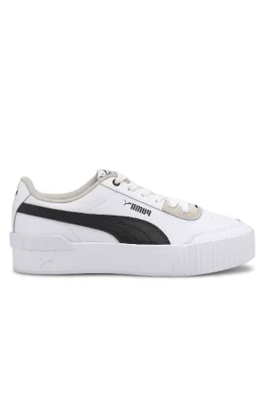 Carina Leather Sneaker Lift Puma White Black