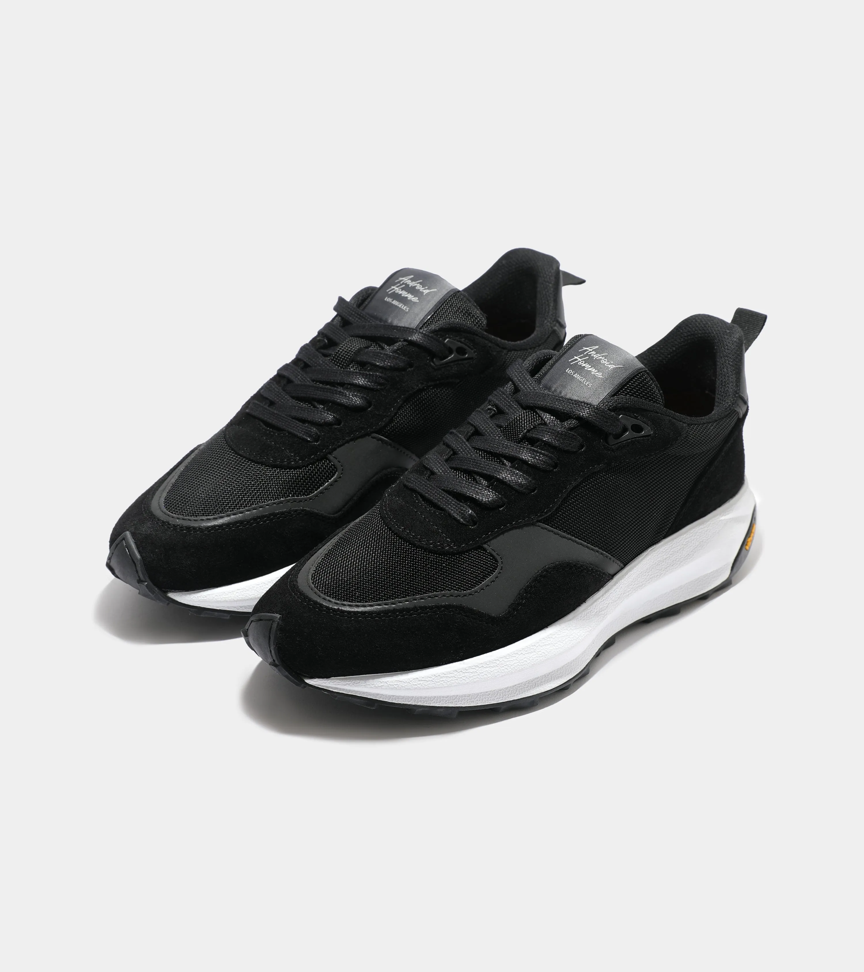 Cascais Runner | Black Suede Mesh AHP234-49