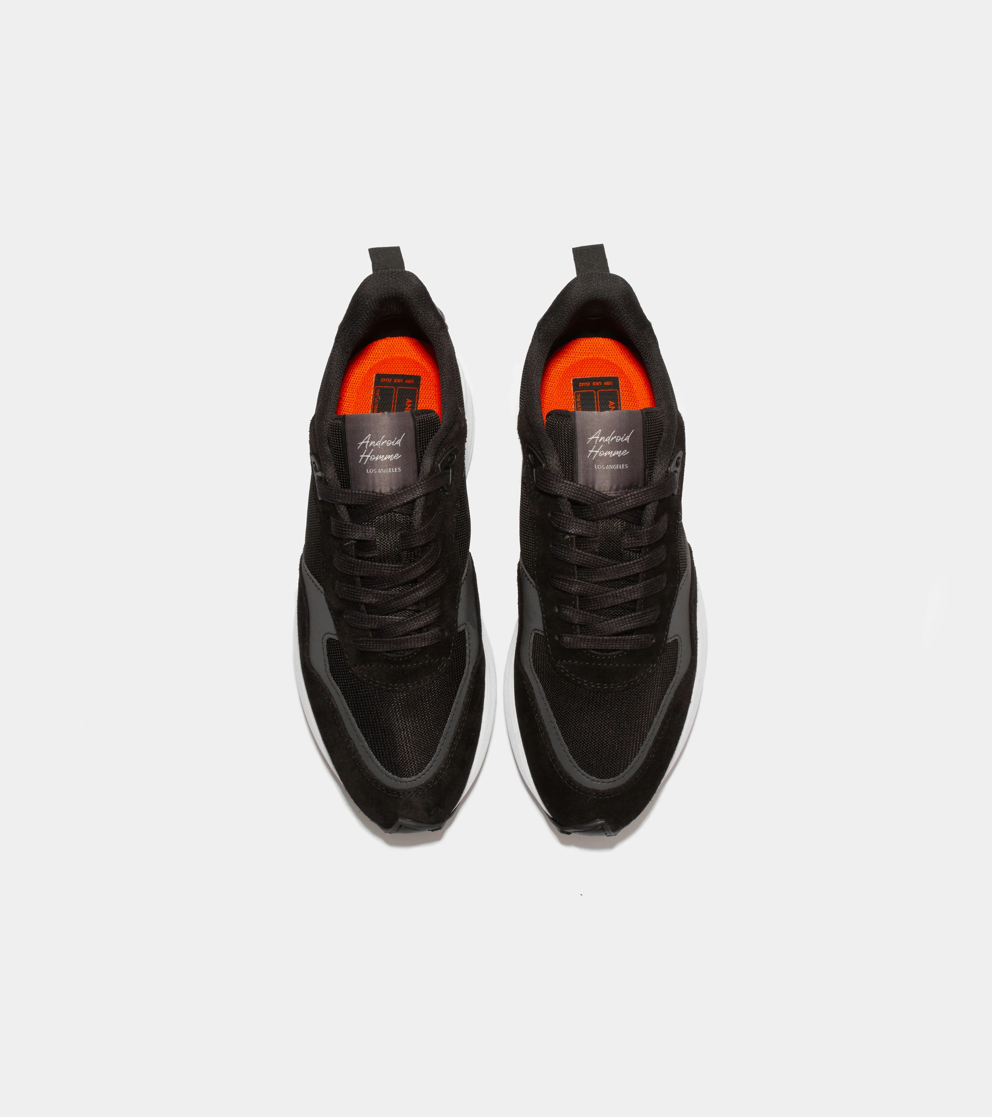 Cascais Runner | Black Suede Mesh AHP234-49