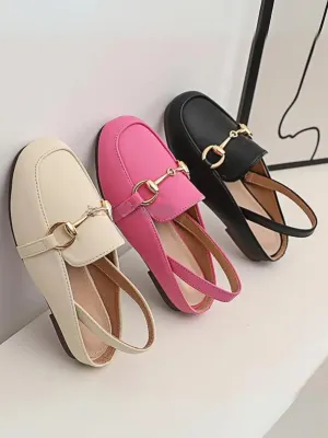 Casual Flat Slip-on Sandals by Liv and Mia