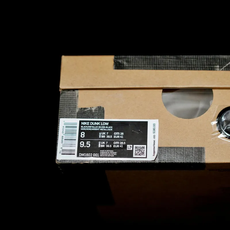 CE - OW x Dunk (NO.50) Black Silver