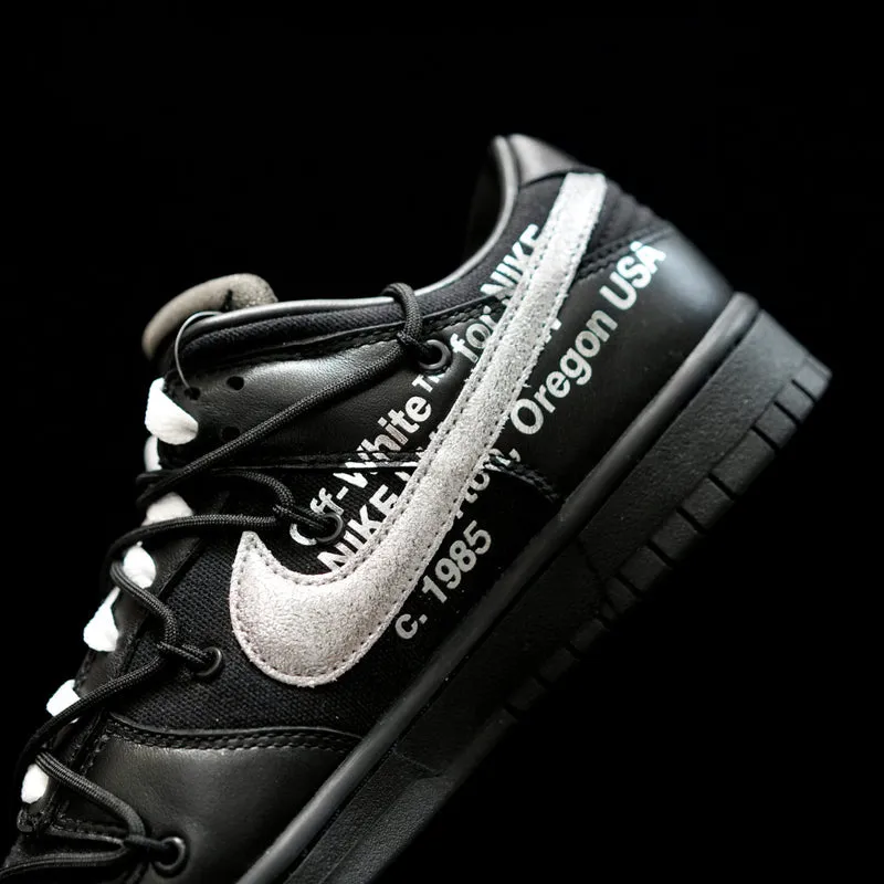 CE - OW x Dunk (NO.50) Black Silver