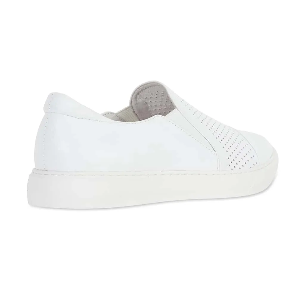 Celina Sneaker in White Leather