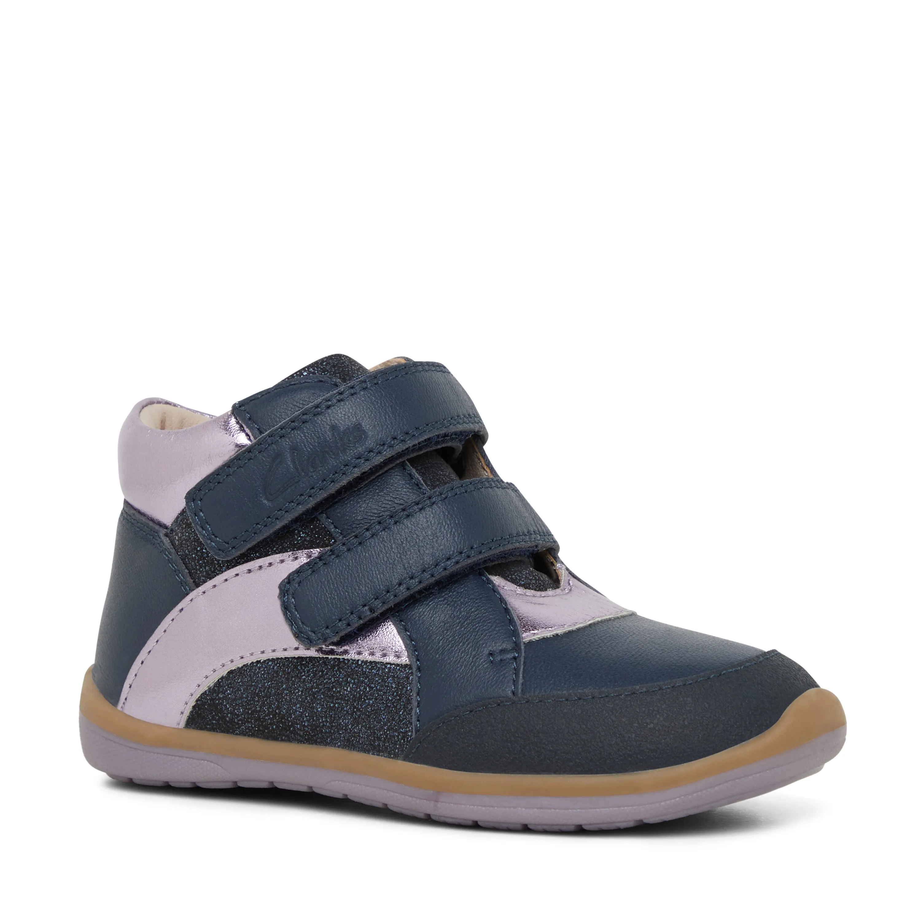 CLARKS MEAVE D FIT - NAVY LAVENDER