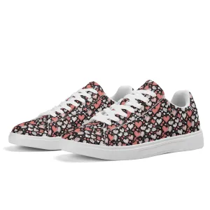 Colorful Hearts Adult Lightweight Brand Low Top Leather Shoes