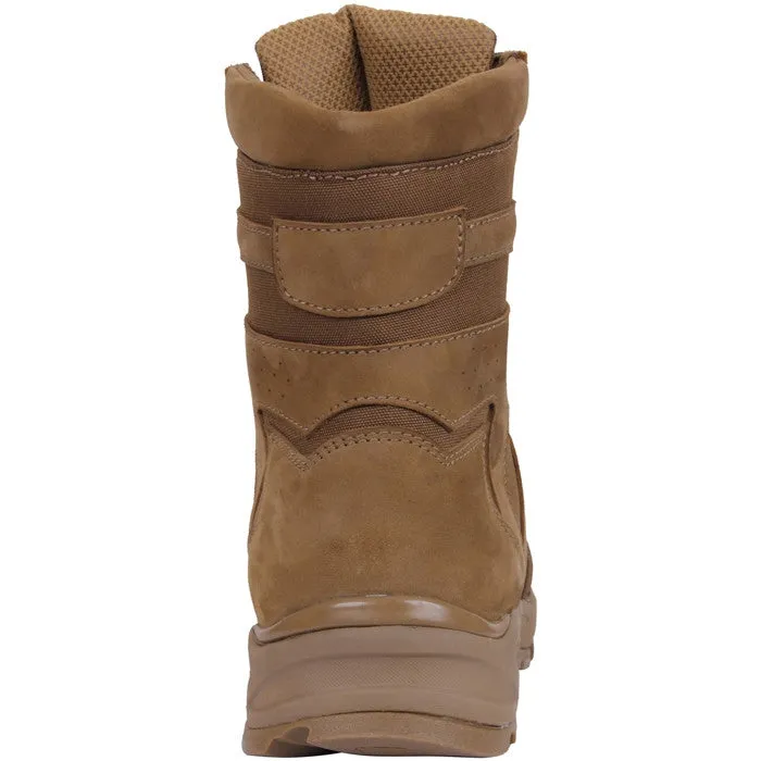 Coyote Brown AR 670-1 Mil-Spec Uniform Tactical Boots Forced Entry 8" Tall Boot