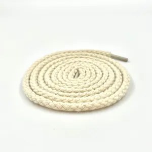 Cream | Braided Rope Laces