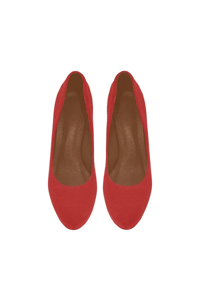 Crimson Red Women's High Heels