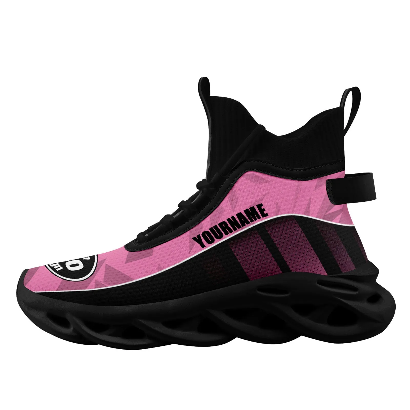 Custom Black Pink Jersey MaxSoul Shoes and Hat Combo Offer Personalized Combo ZH-D020234-5