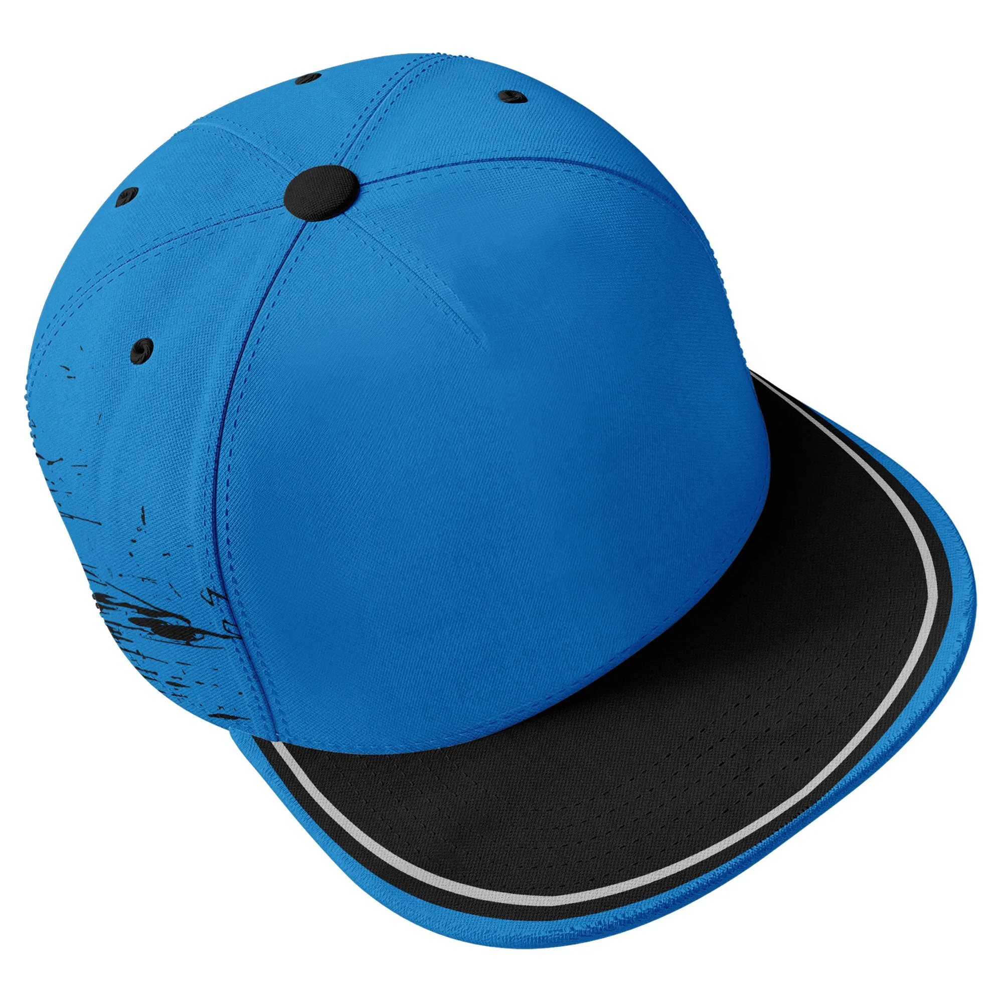 Custom Blue Black Carolina MaxSoul Shoes and Hat Combo Offer Personalized Combo ZH-D020264-5