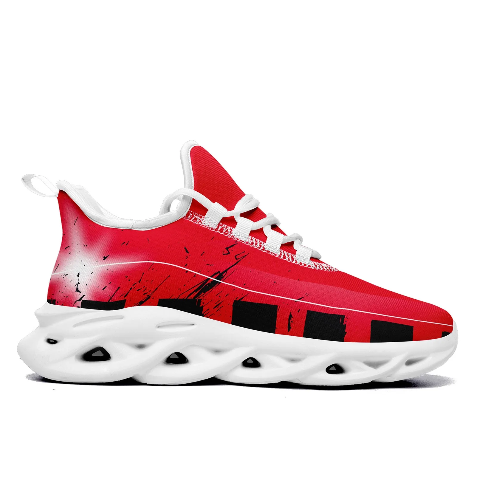 Custom Blue Red Houston MaxSoul Shoes and Hat Combo Offer Personalized Combo ZH-D020264-12