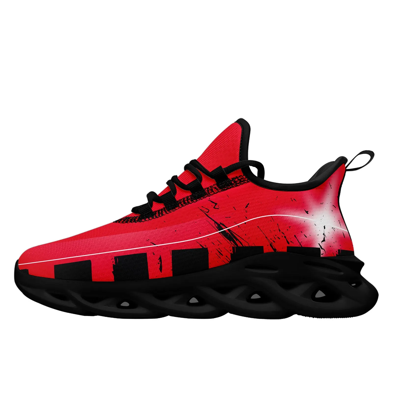 Custom Blue Red Houston MaxSoul Shoes and Hat Combo Offer Personalized Combo ZH-D020264-12