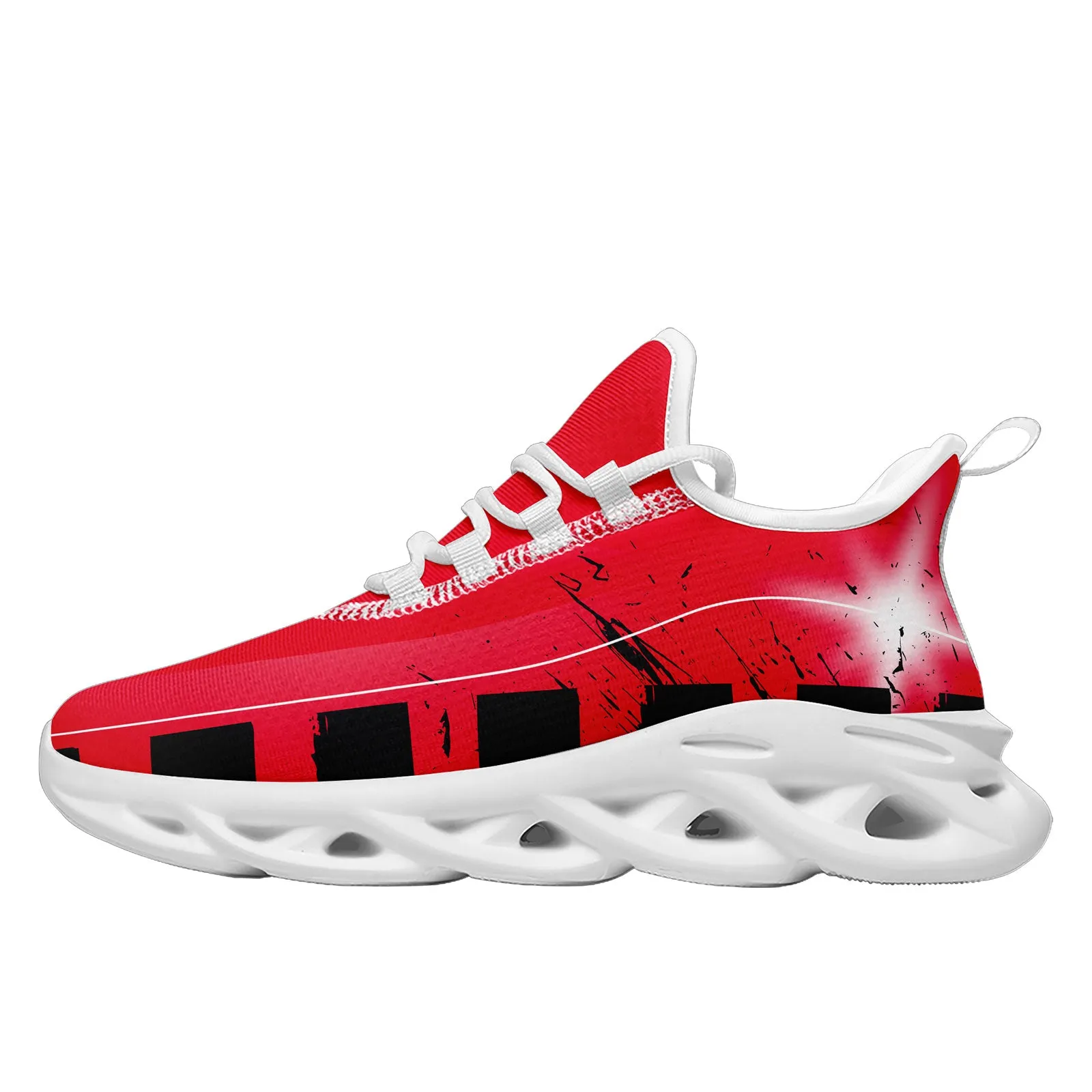 Custom Blue Red Houston Maxsoul Shoes Personalized Sneaker FN003-D020260-12