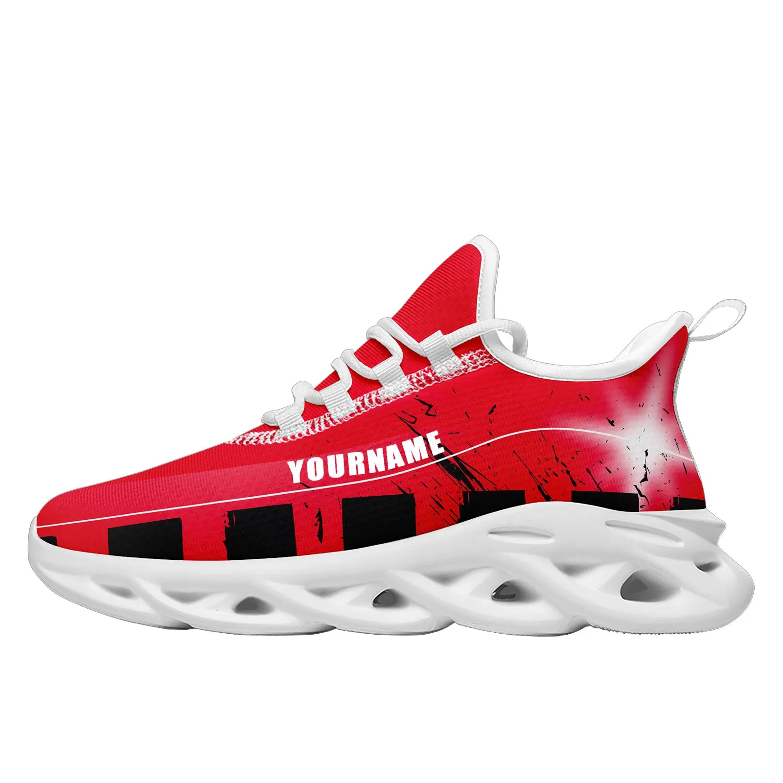 Custom Blue Red Houston Maxsoul Shoes Personalized Sneaker FN003-D020260-12