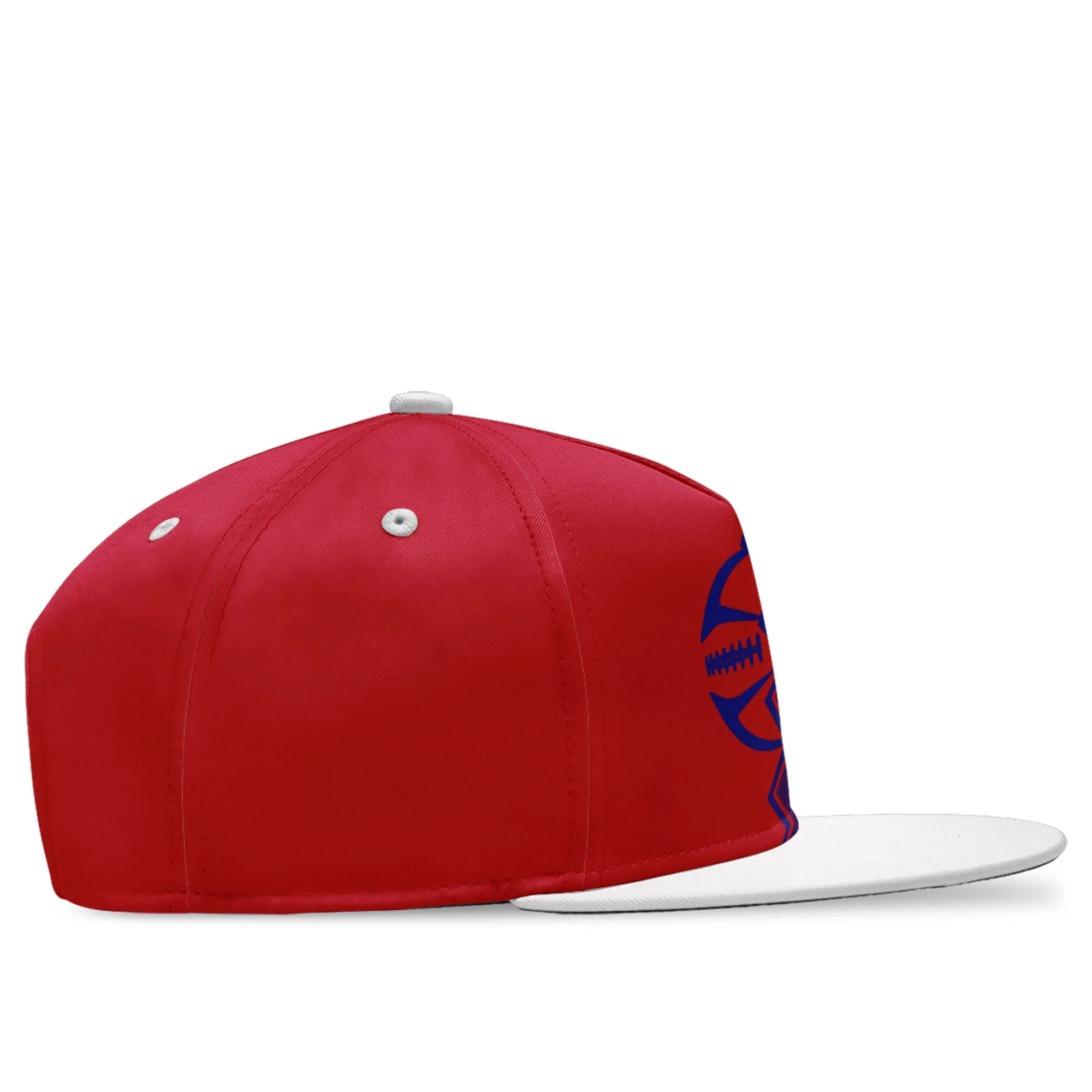 Custom Blue Red New York MaxSoul Shoes and Hat Combo Offer Personalized Combo ZH-D028017-18