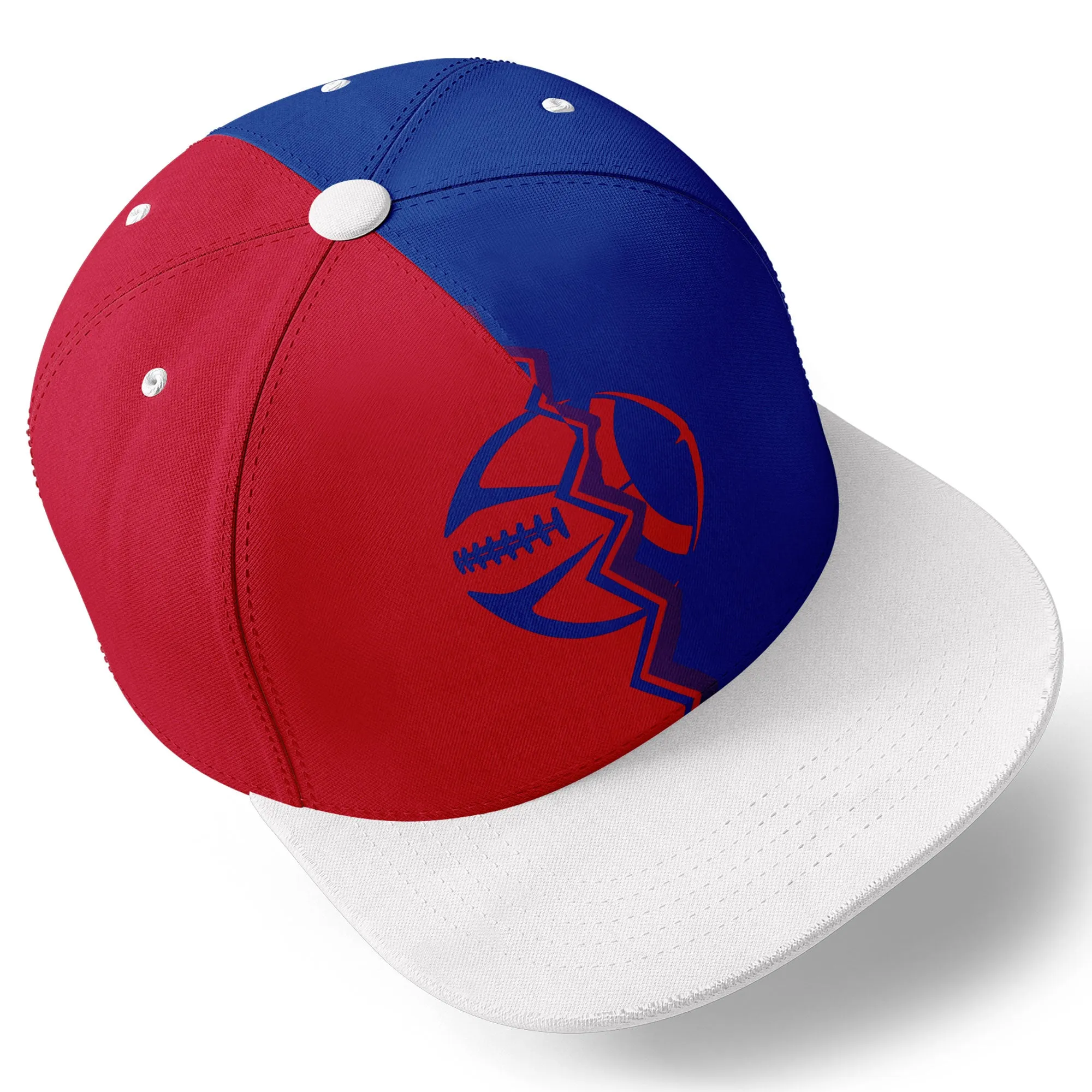 Custom Blue Red New York MaxSoul Shoes and Hat Combo Offer Personalized Combo ZH-D028017-18