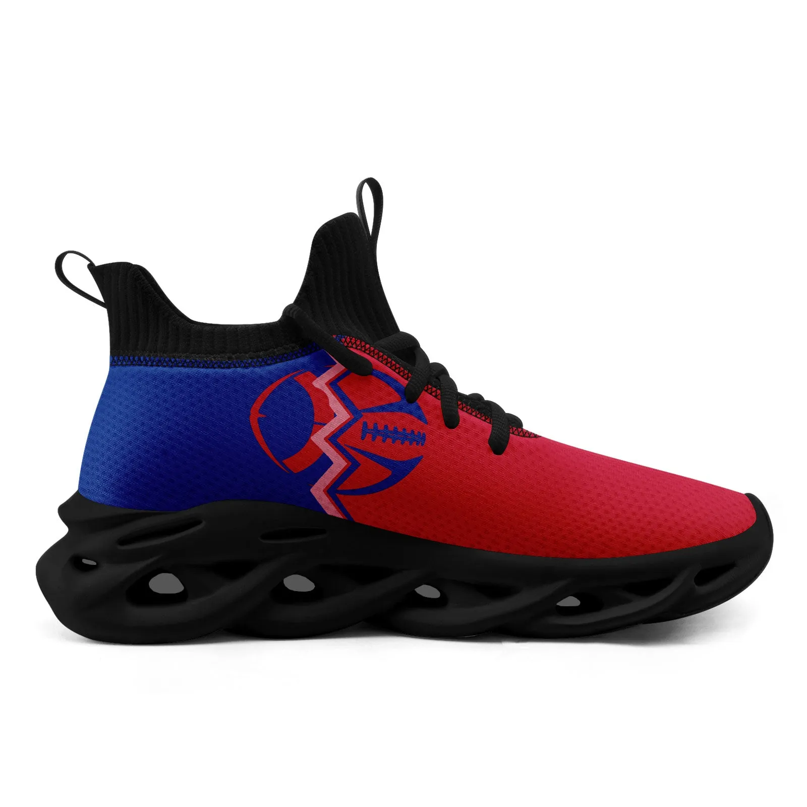 Custom Blue Red New York MaxSoul Shoes and Hat Combo Offer Personalized Combo ZH-D028017-18