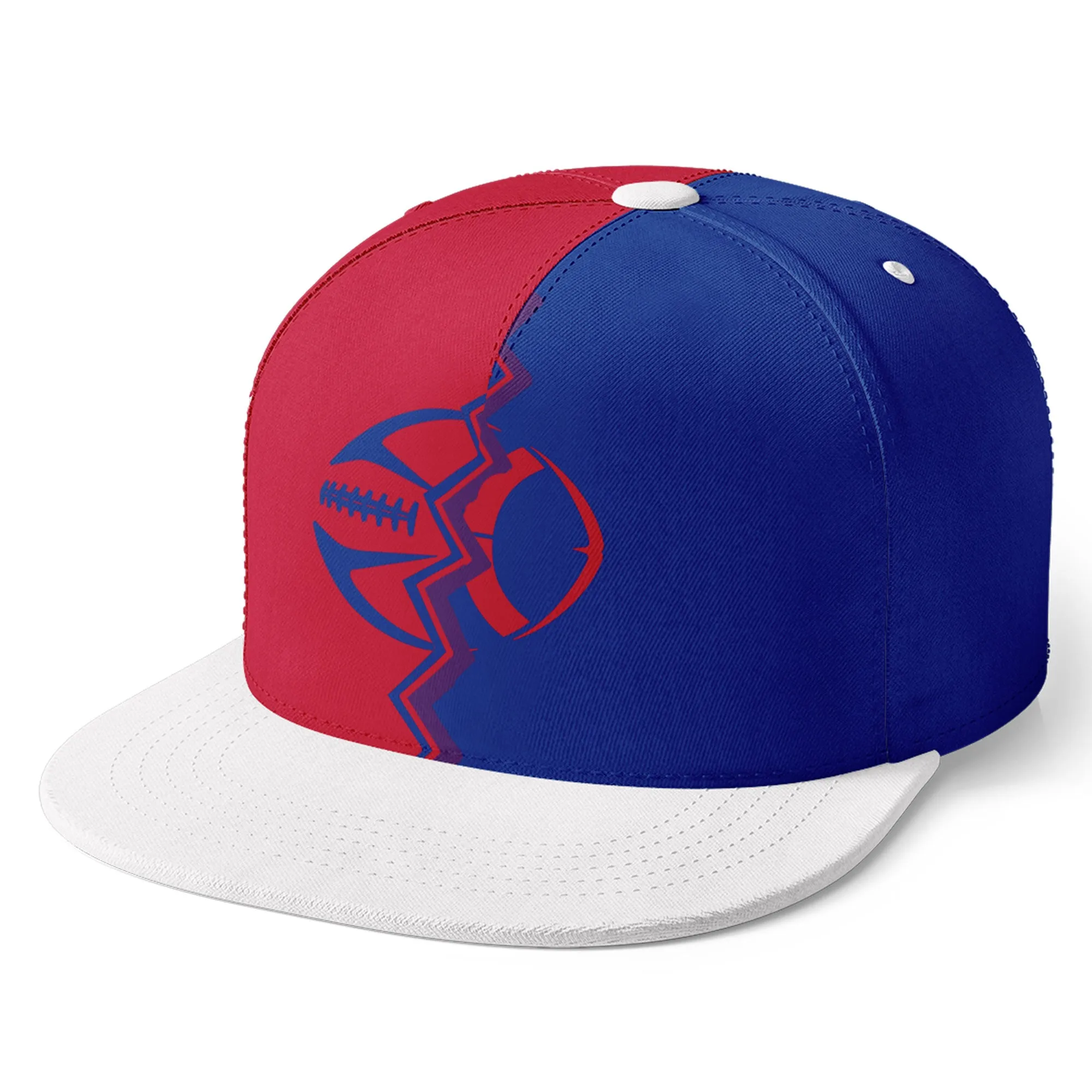 Custom Blue Red New York MaxSoul Shoes and Hat Combo Offer Personalized Combo ZH-D028017-18