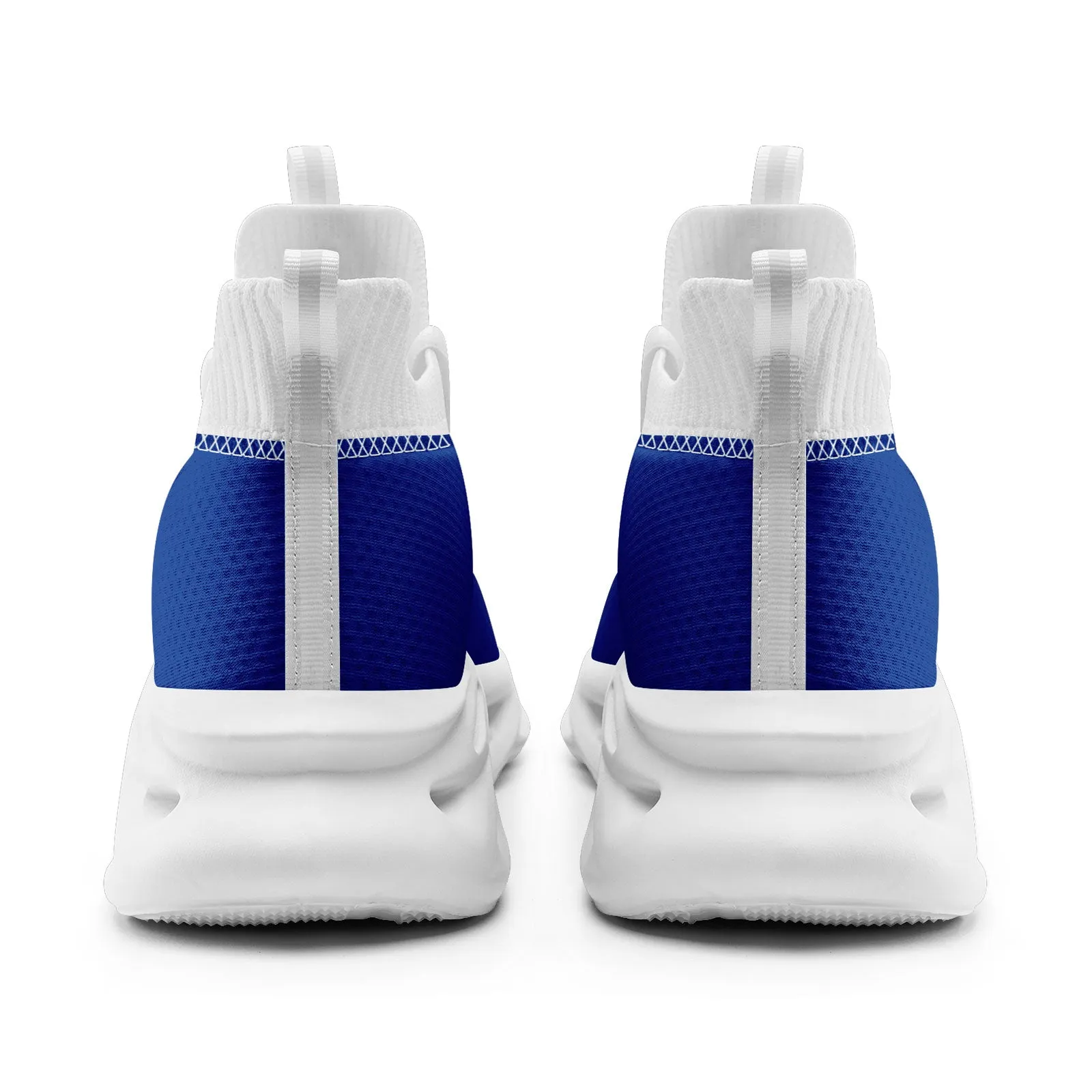Custom Blue Red New York MaxSoul Shoes and Hat Combo Offer Personalized Combo ZH-D028017-18
