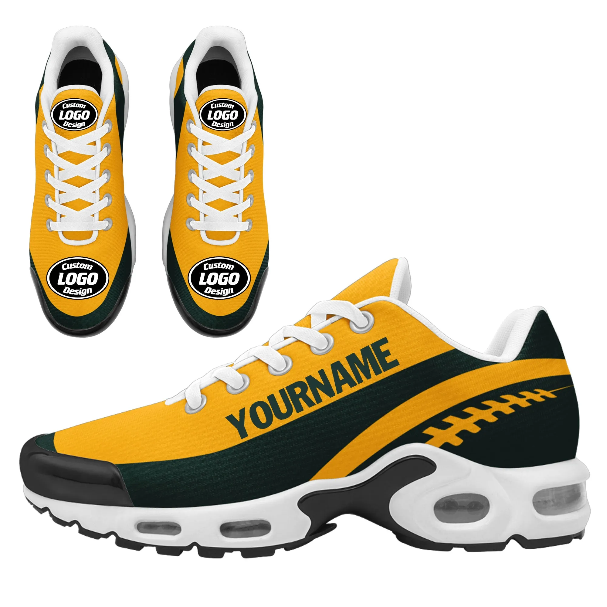 Custom Green Yellow Jersey and TN Shoes Combo Offer Personalized ZH-D0200101-13