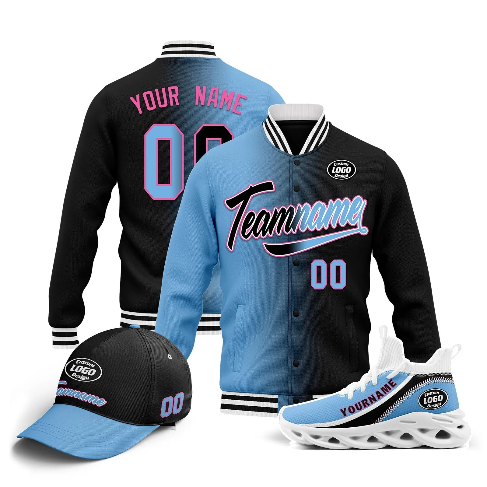 Custom Jacket MaxSoul Shoes and Hat Combo Offer Personalized Combo ZH-D028016-27