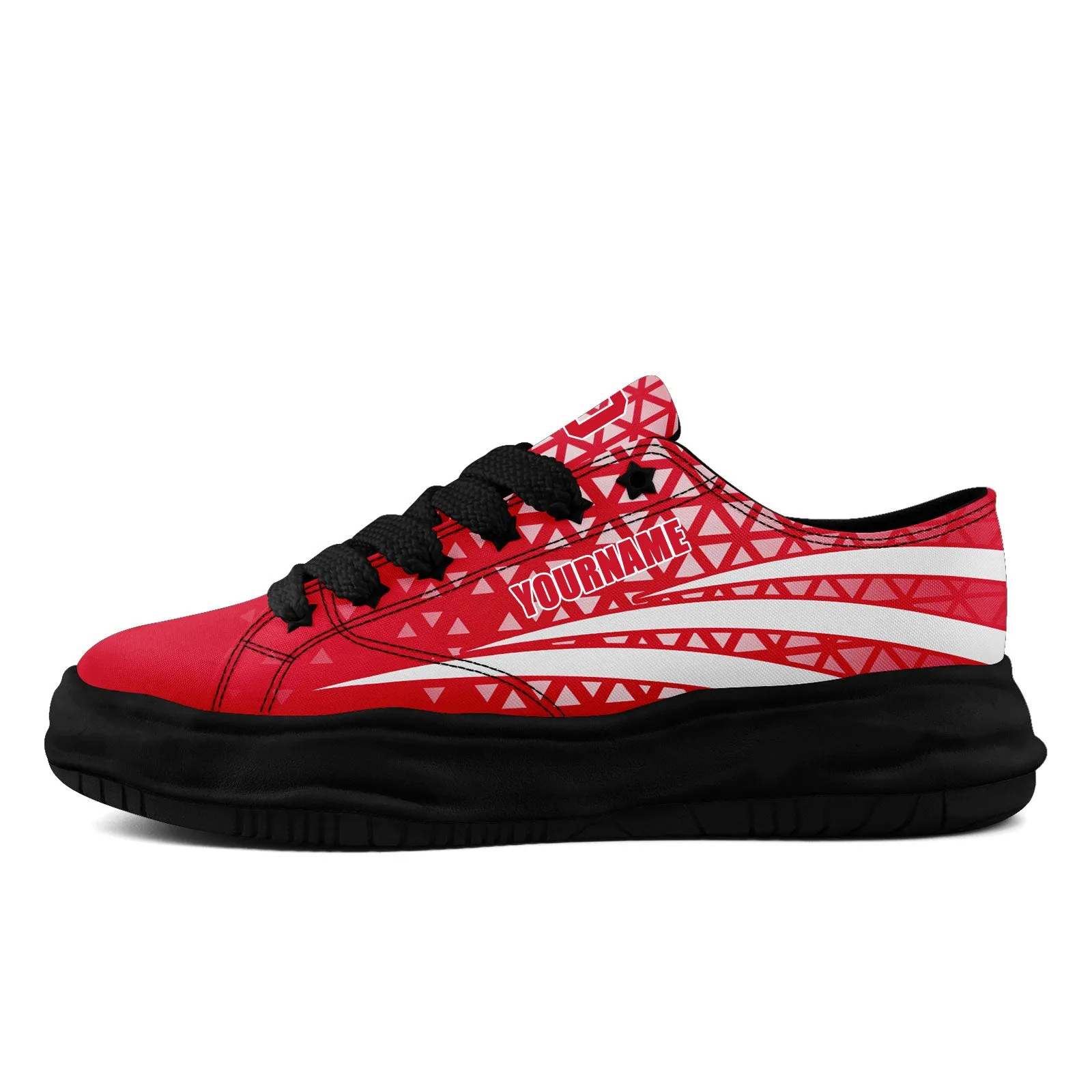 Custom Red White Missouri Shoes Personalized Sneaker FN038-D023003-18