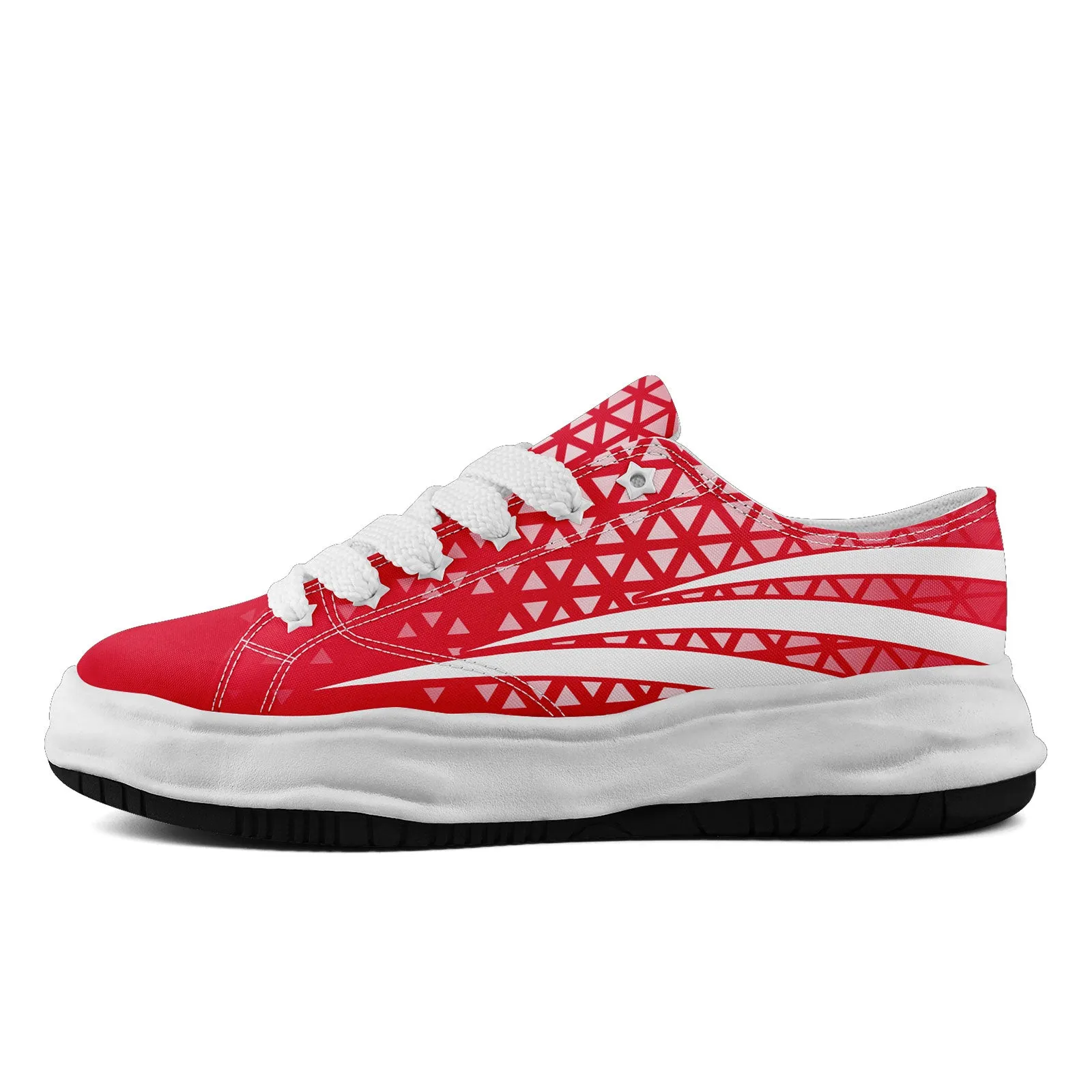 Custom Red White Missouri Shoes Personalized Sneaker FN038-D023003-18
