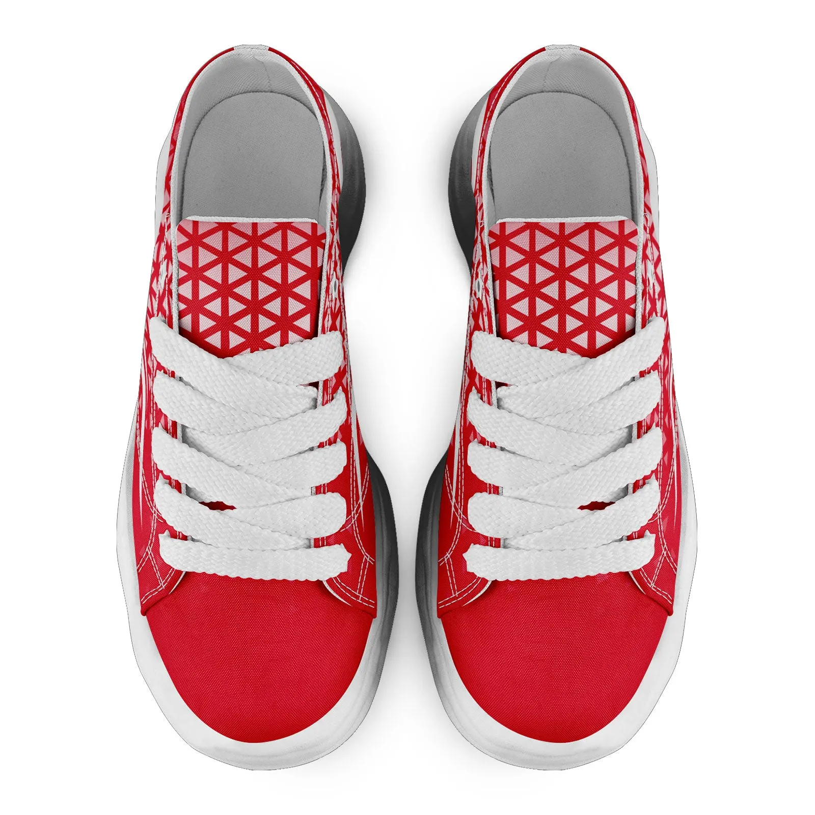 Custom Red White Missouri Shoes Personalized Sneaker FN038-D023003-18