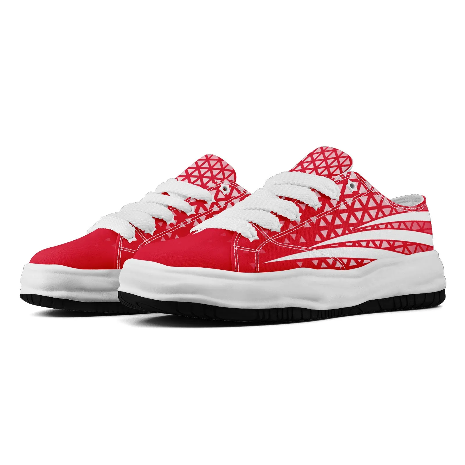Custom Red White Missouri Shoes Personalized Sneaker FN038-D023003-18