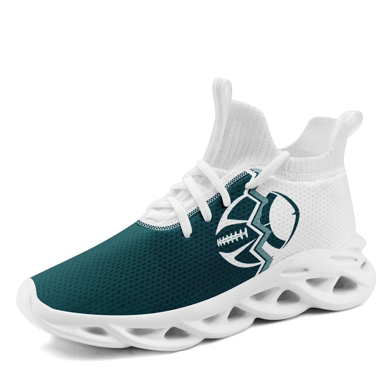 Custom White Green Pennsylvania Maxsoul Shoes Personalized Sneaker FN030A-D028017-12