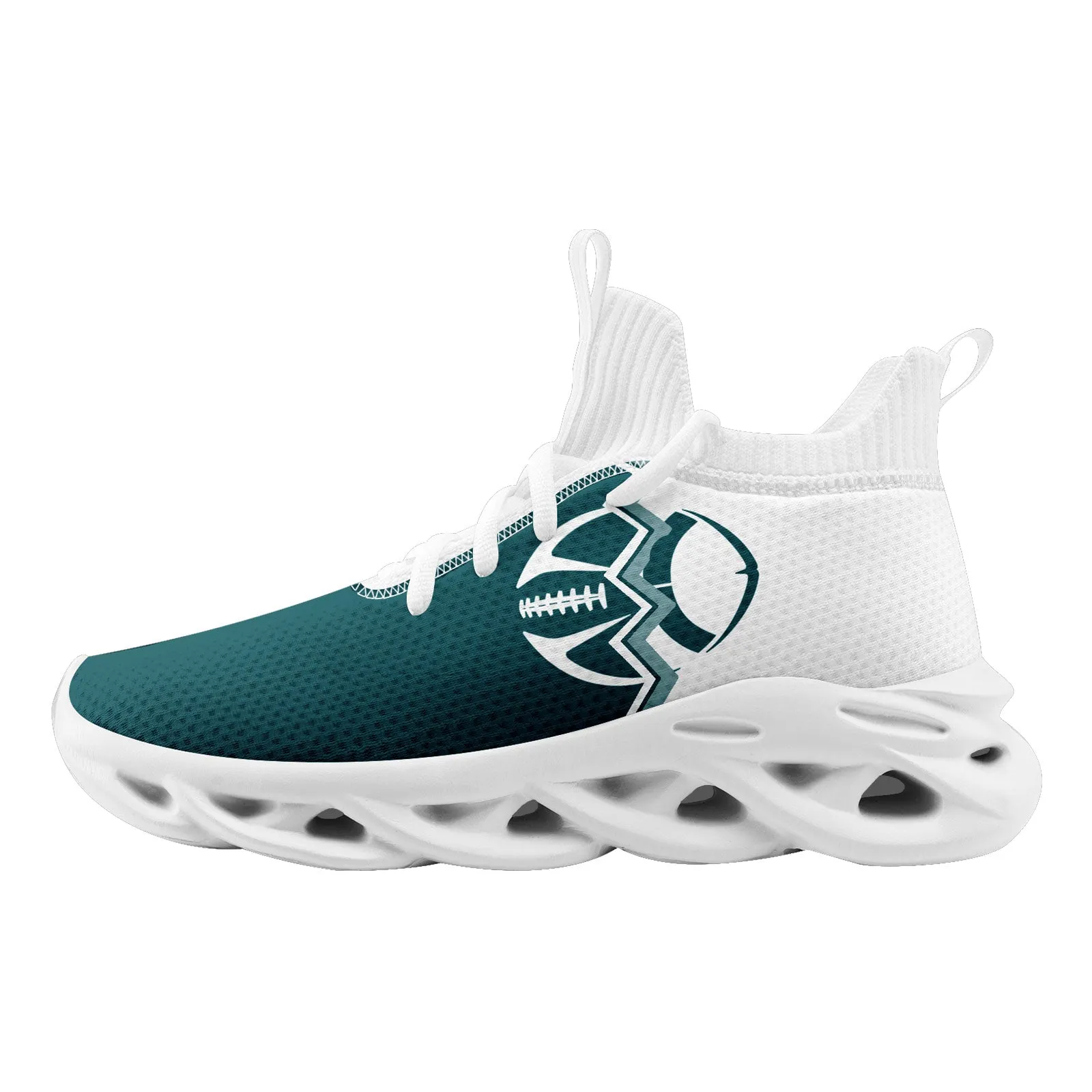 Custom White Green Pennsylvania Maxsoul Shoes Personalized Sneaker FN030A-D028017-12