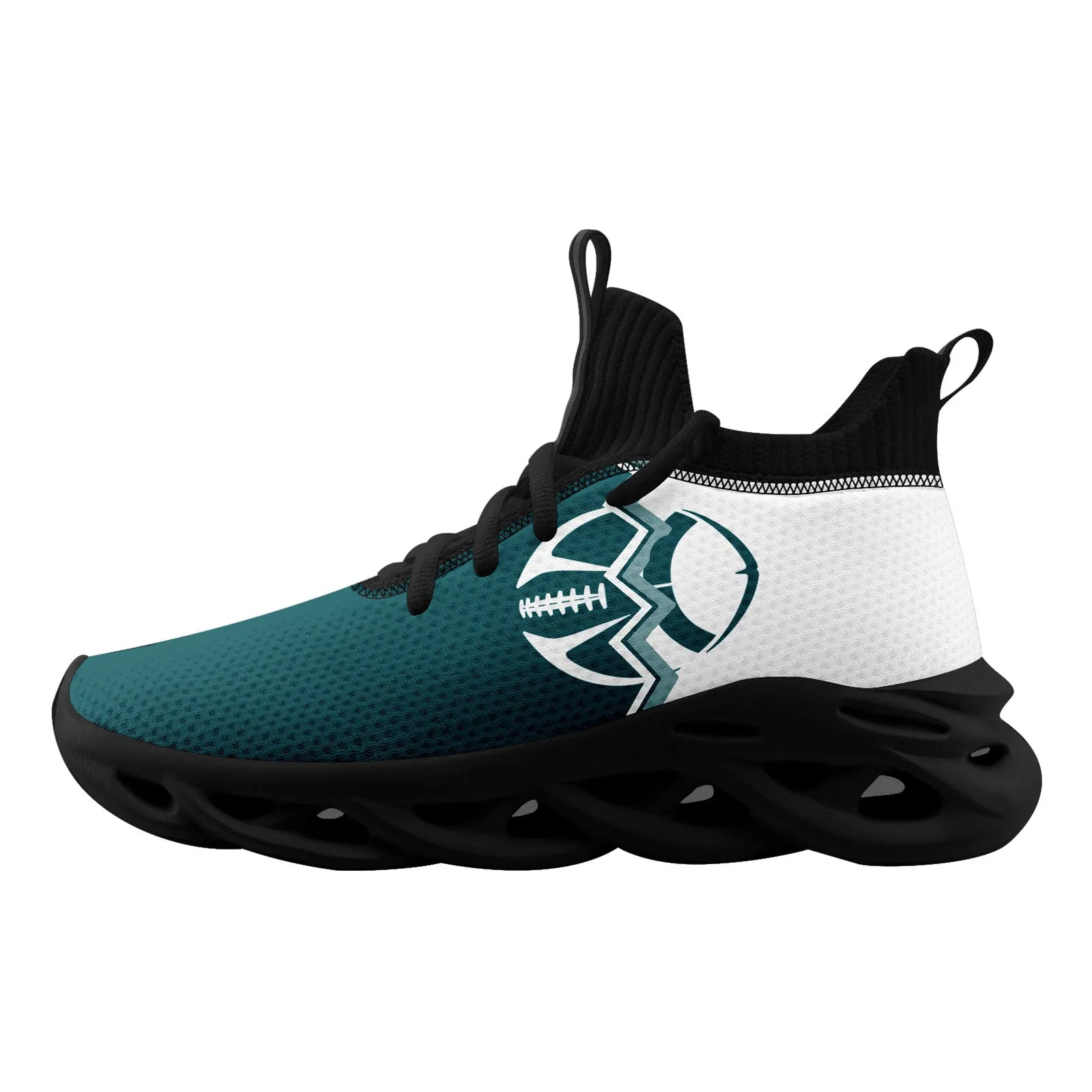 Custom White Green Pennsylvania Maxsoul Shoes Personalized Sneaker FN030A-D028017-12