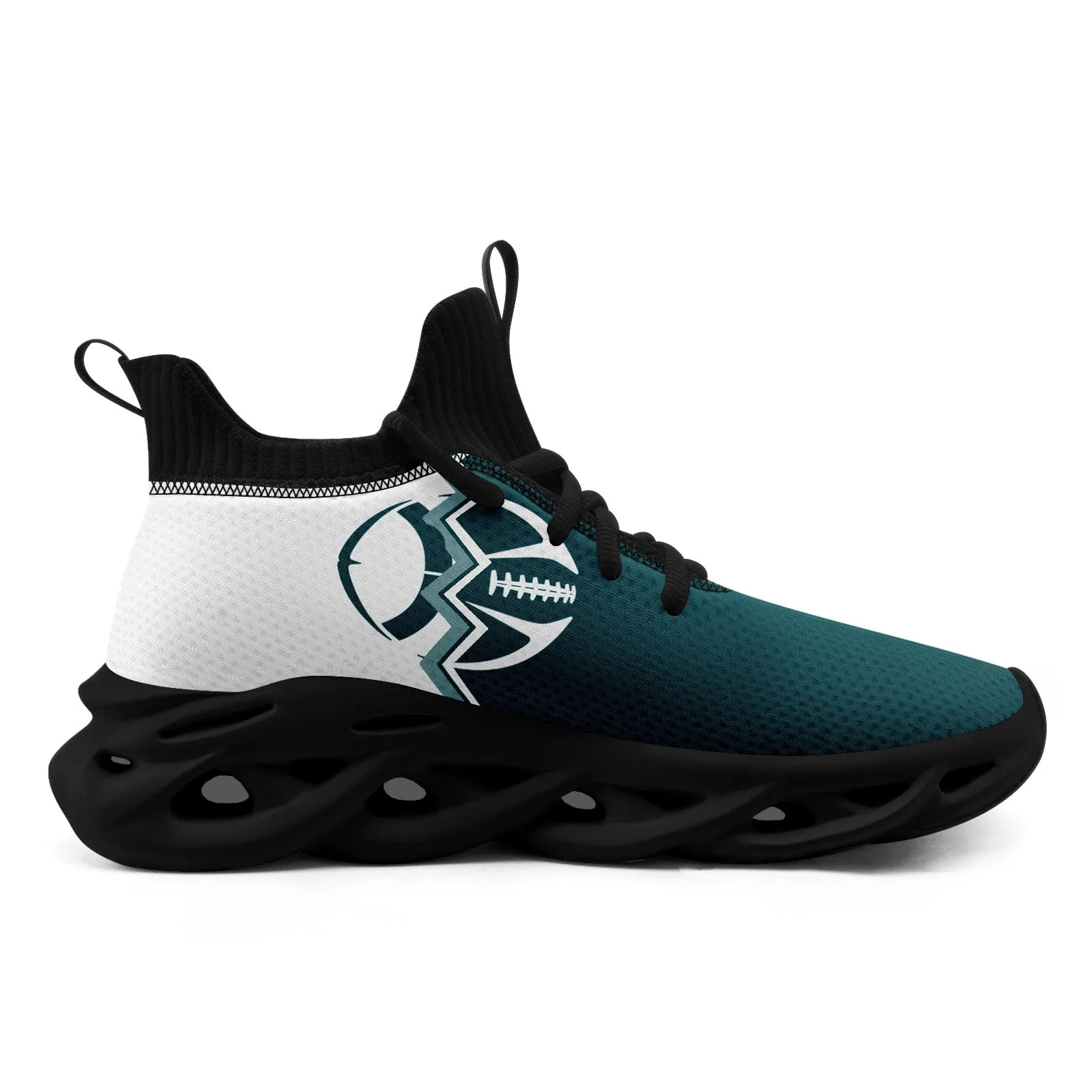 Custom White Green Pennsylvania Maxsoul Shoes Personalized Sneaker FN030A-D028017-12