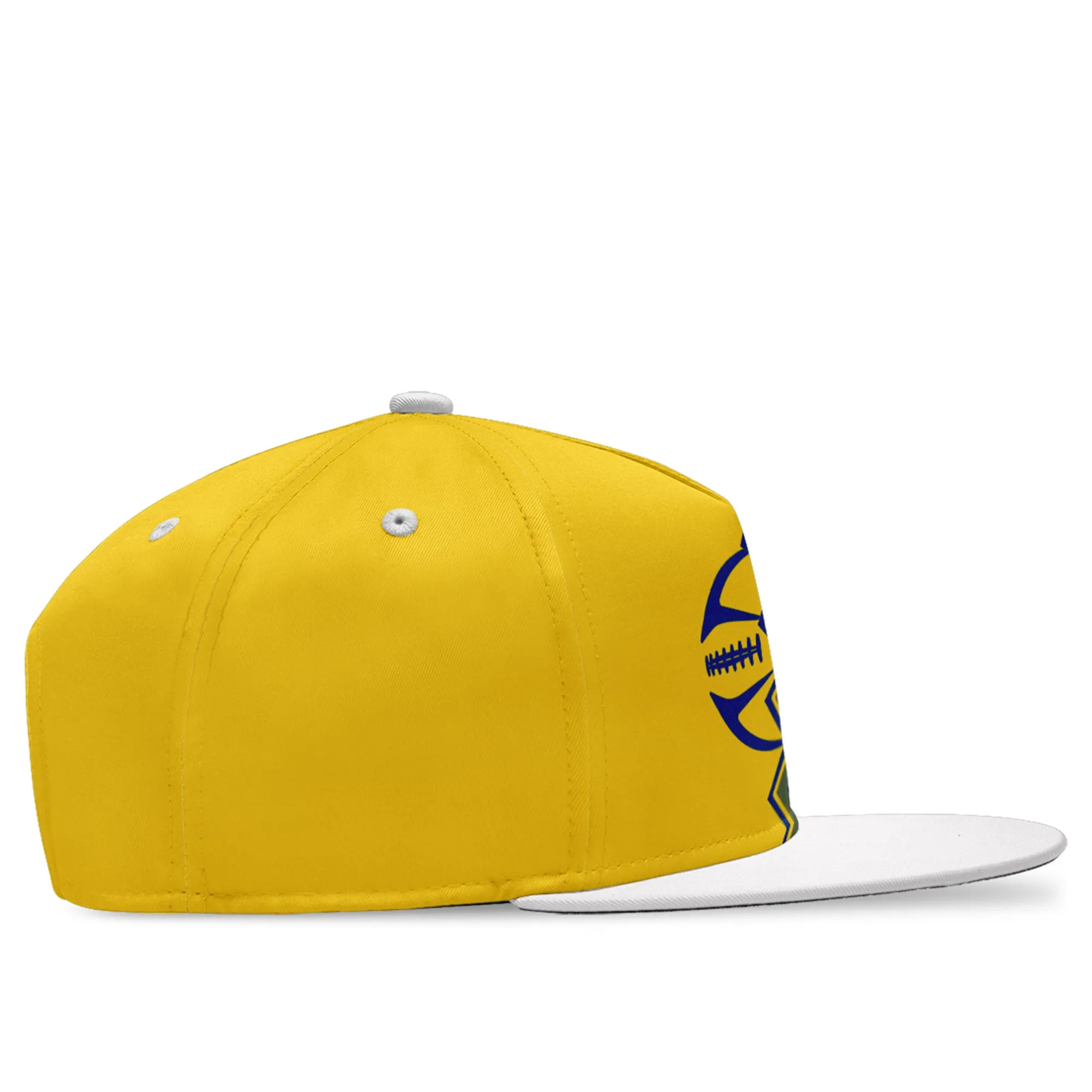 Custom Yellow Blue California MaxSoul Shoes and Hat Combo Offer Personalized Combo ZH-D028017-8
