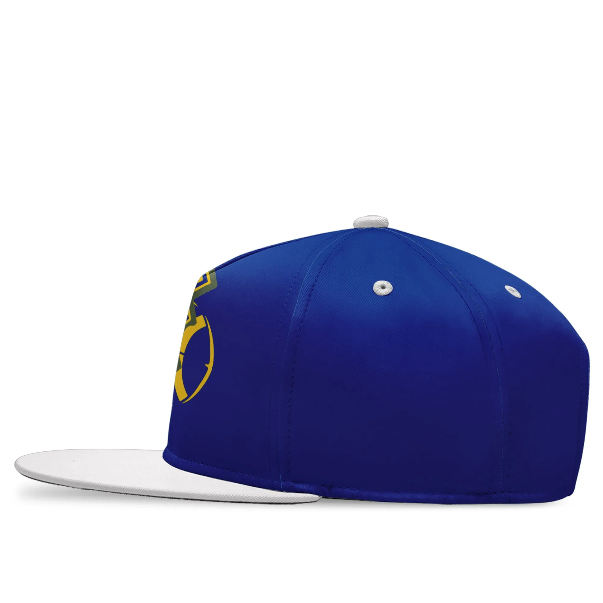 Custom Yellow Blue California MaxSoul Shoes and Hat Combo Offer Personalized Combo ZH-D028017-8