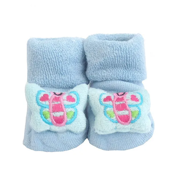 Cute Infant Baby Cotton Socks Shoes, 0 to 6 Months