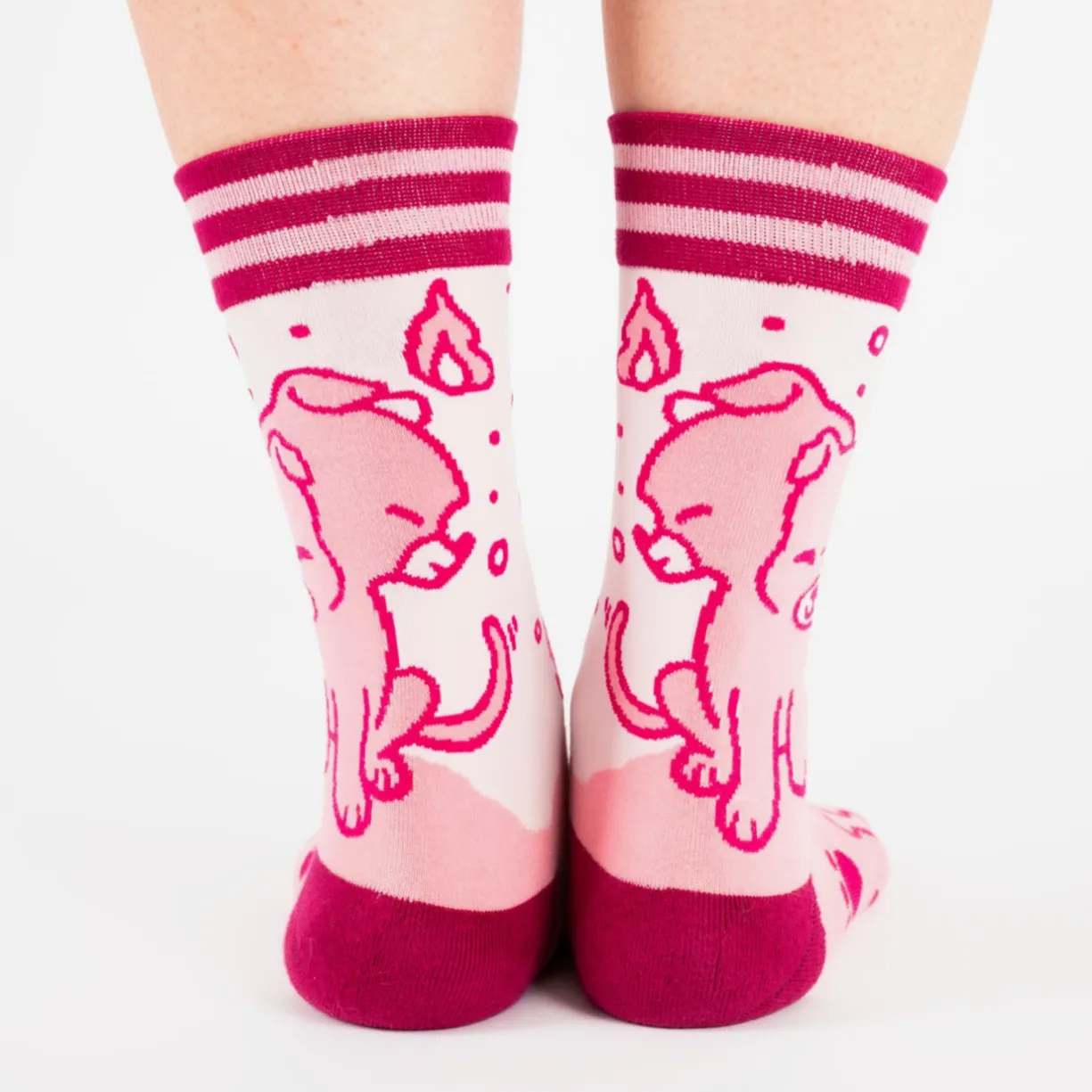 Cute Pink Cerberus Socks