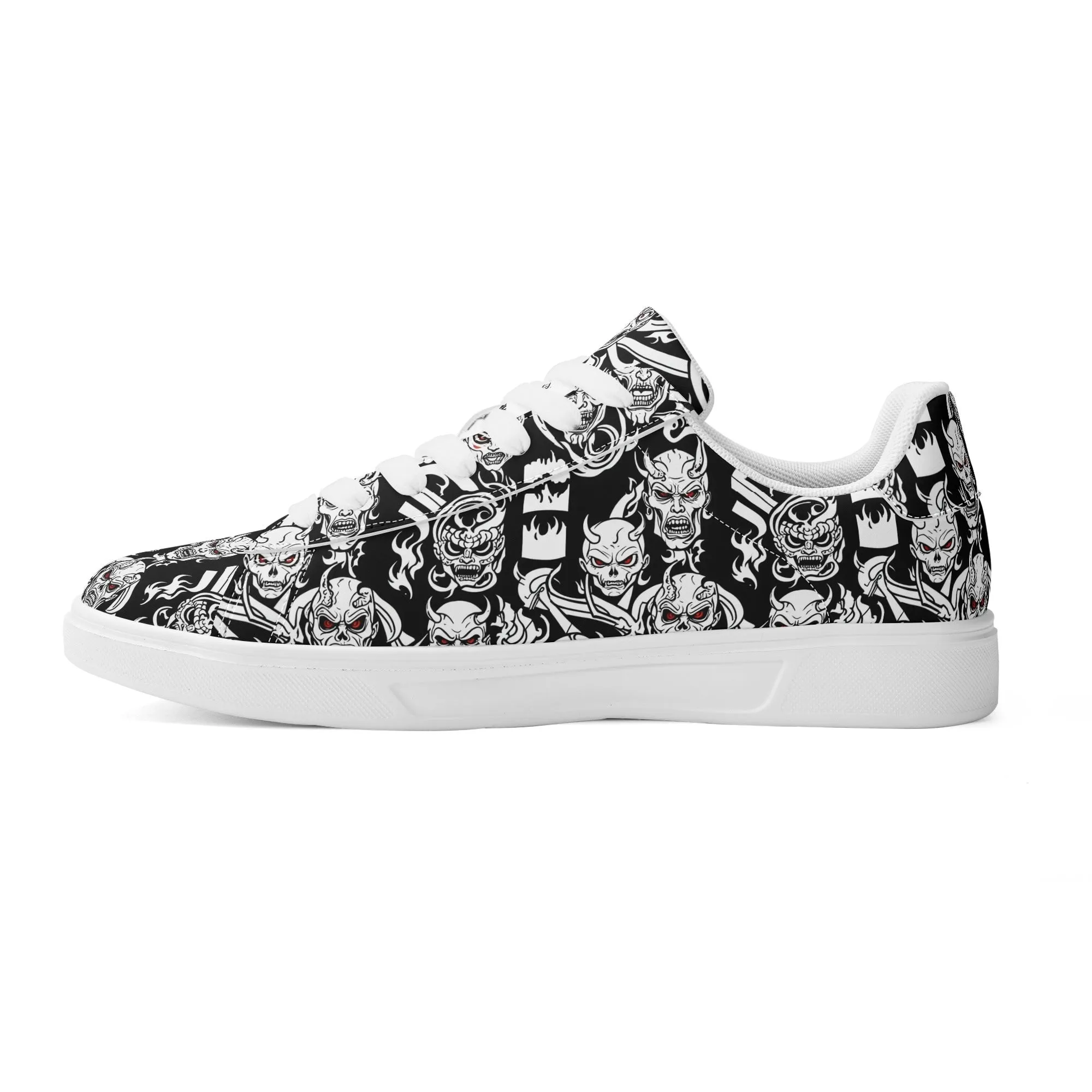 Demon Adult Lightweight Brand Low Top Leather Shoes
