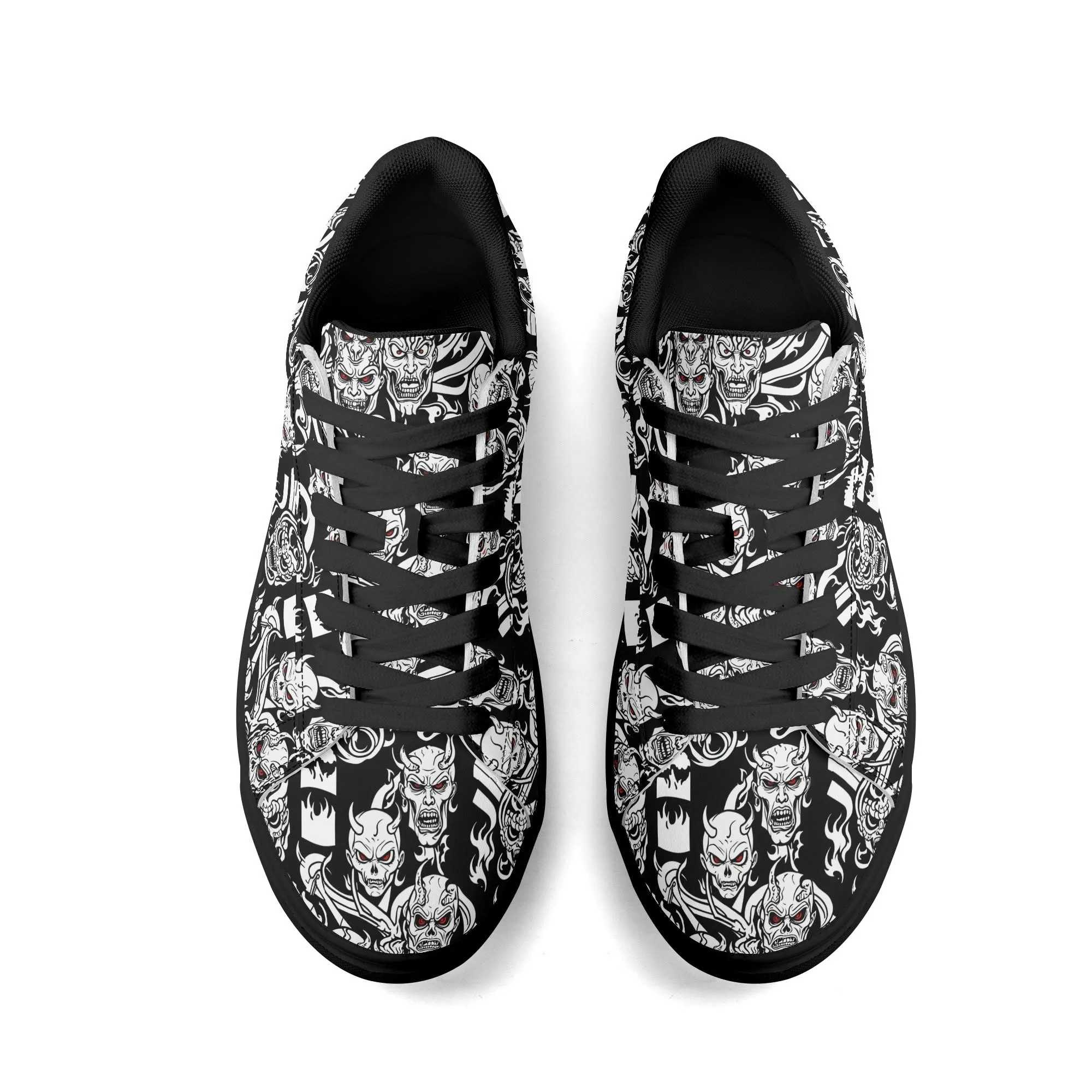 Demon Adult Lightweight Brand Low Top Leather Shoes