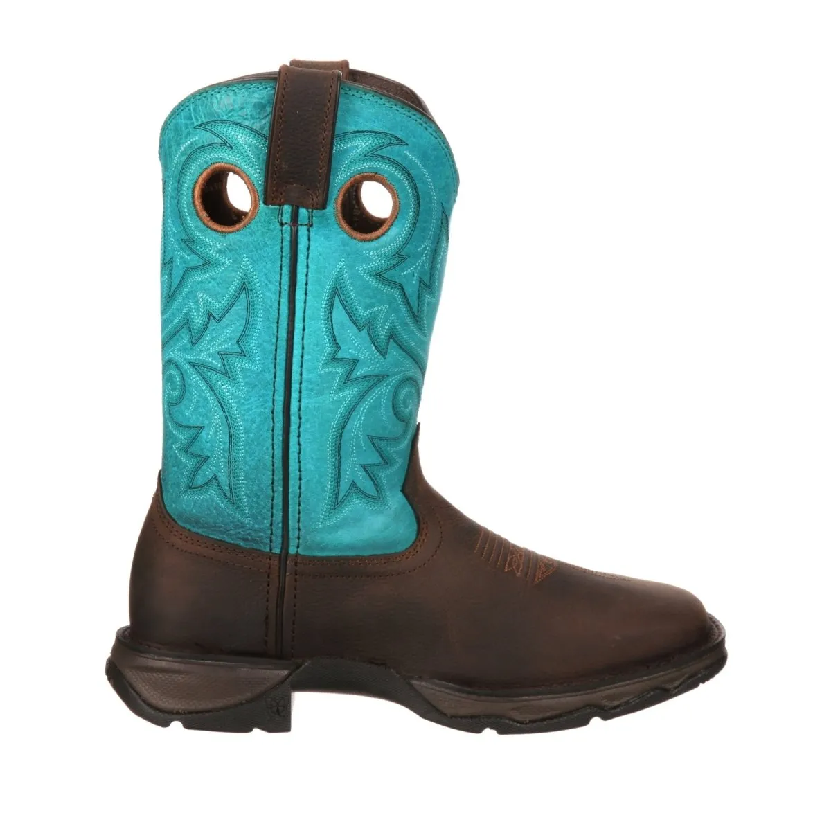Durango Lady Rebel Women's Bar None Western Boots Dwrd016 In Brown Turquoise