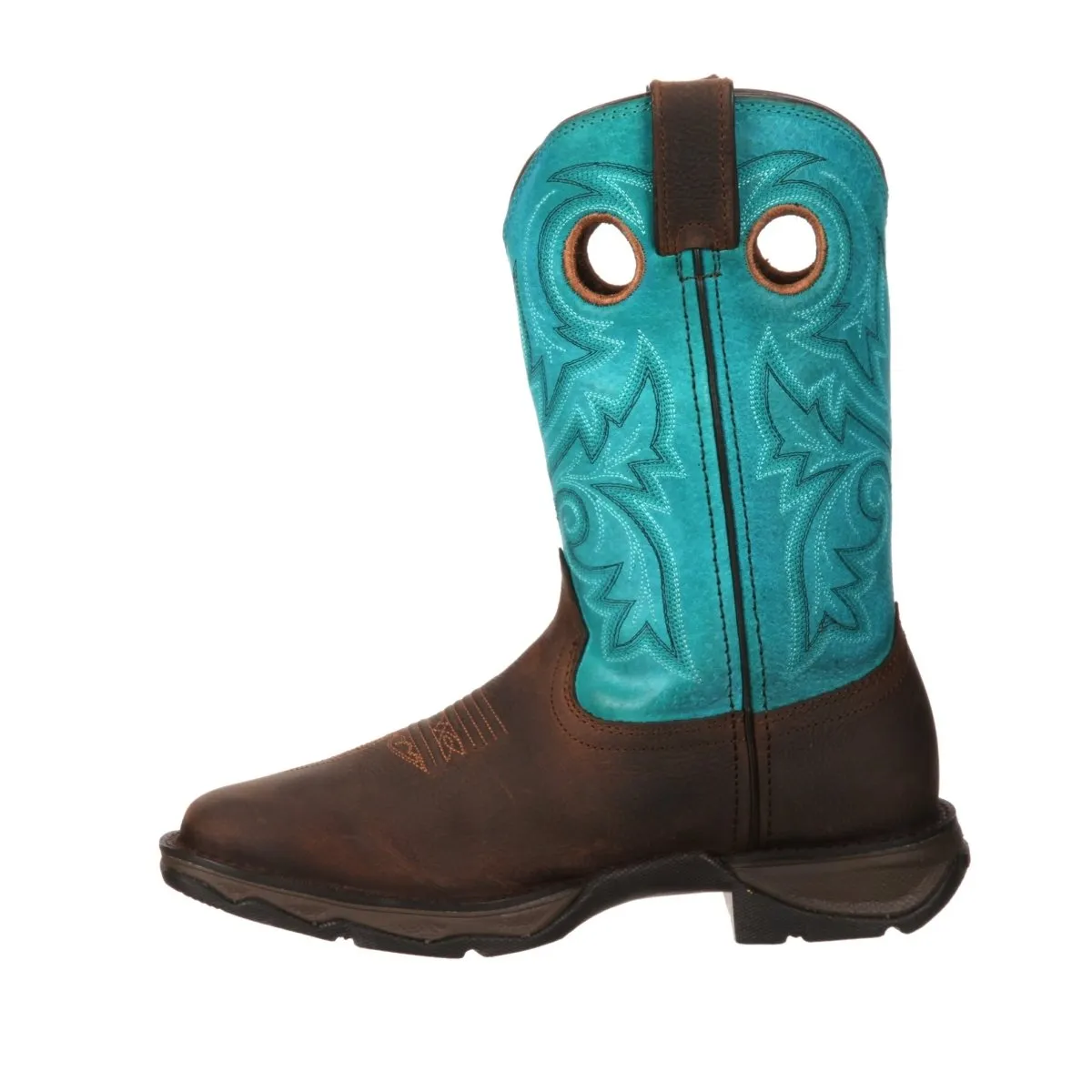 Durango Lady Rebel Women's Bar None Western Boots Dwrd016 In Brown Turquoise