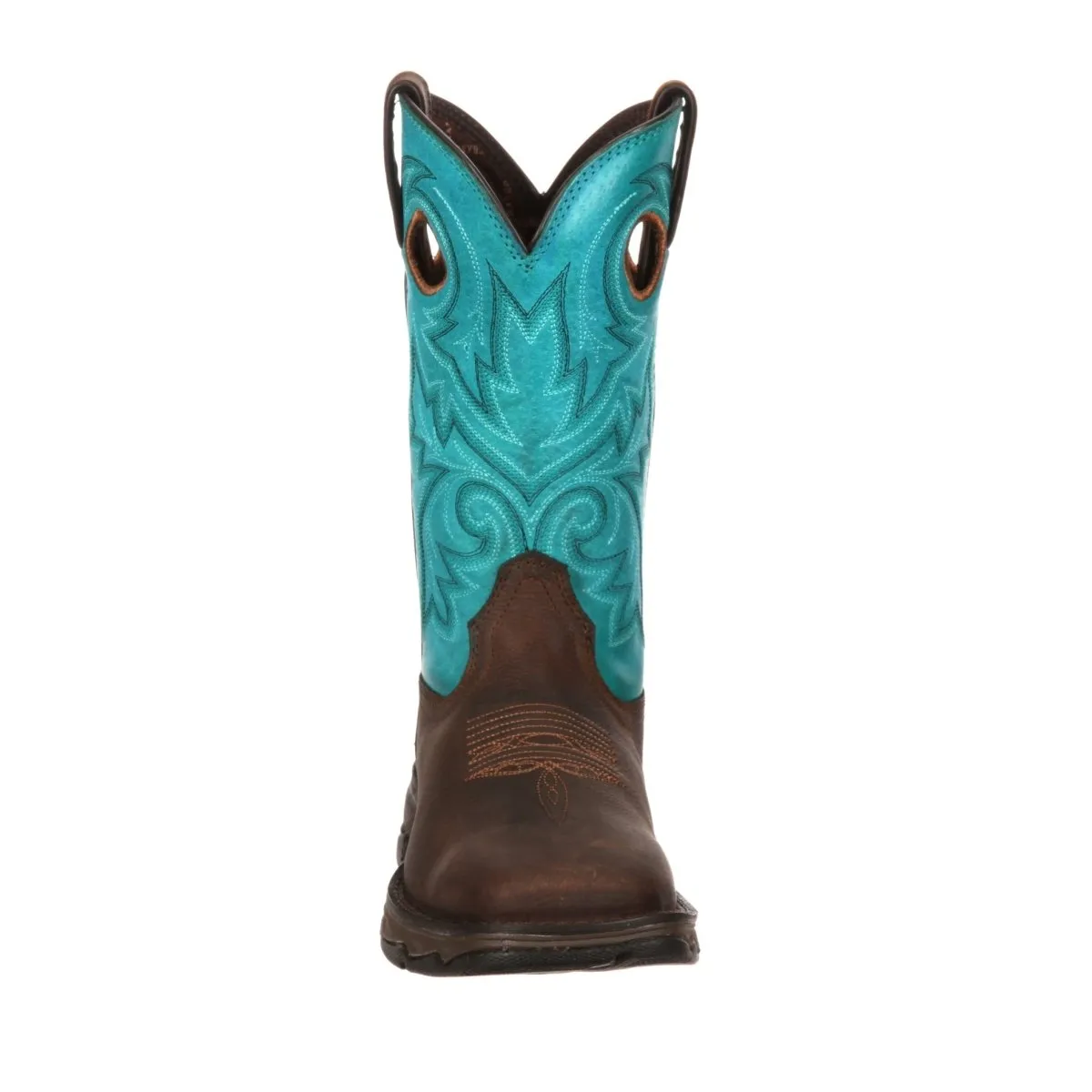 Durango Lady Rebel Women's Bar None Western Boots Dwrd016 In Brown Turquoise